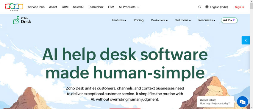 Zoho-Desk-⏐-Top-rated-customer-service-software