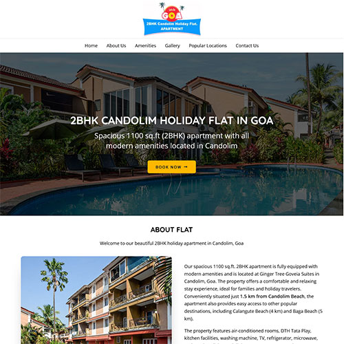 2BHK Candolim Flat Goa