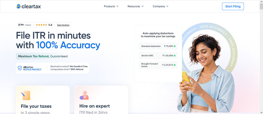 Income-Tax-Login-Income-Tax-efiling-in-India-for-FY-2025-26-AY-2026-27-ClearTax-ITR-Filing