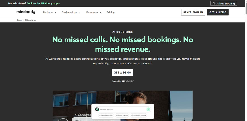 Mindbody AI Concierge